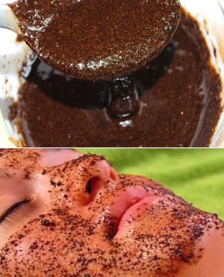 Pilules Masques avec poutres de café